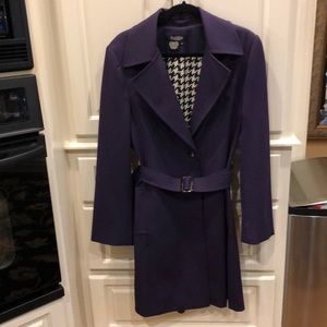 Like New! PECK & PECK Eggplant color Coat